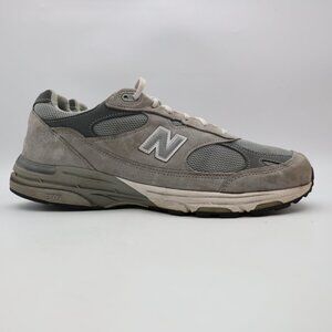 New Balance 993 Men's Size 13 D Sneaker MADE in USA Grey/White  993GL